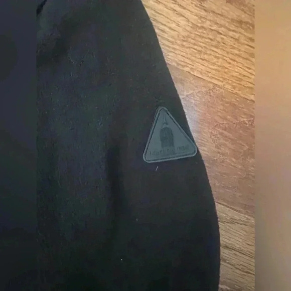 London Fog Men's Full Zip Fleece Black Jacket Sz M - Picture 5 of 9